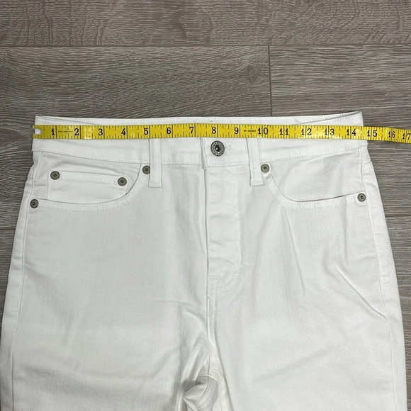NWOT Talbots Modern Ankle Denim Jeans White 2 - Picture 8 of 15